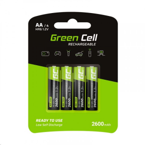 Green Cell 2600 mAh AA akkumulátor (4db/csomag)  (GR01)